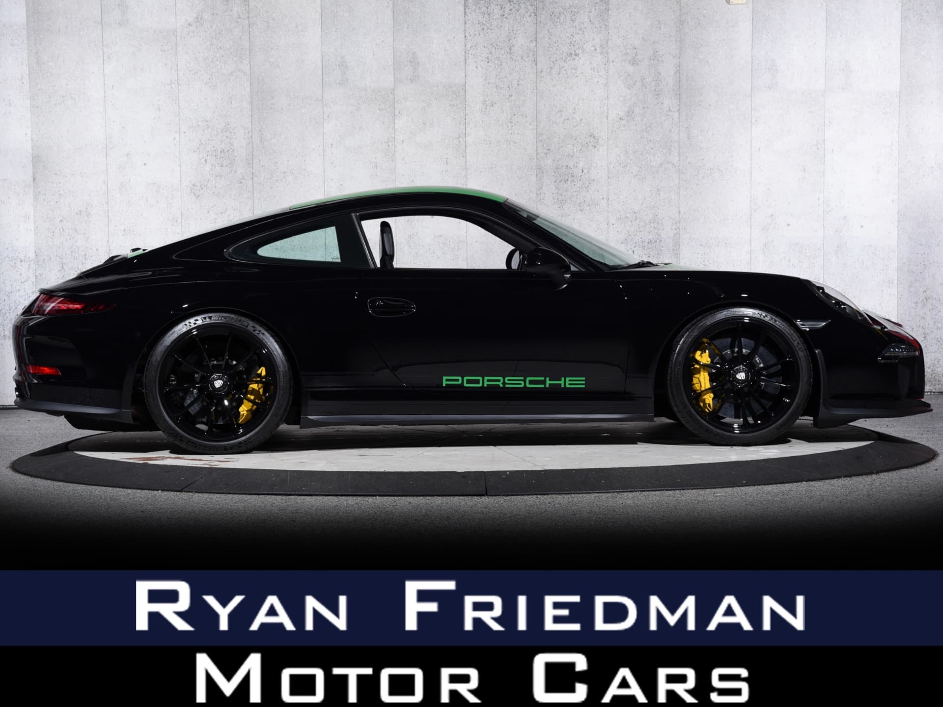 Black 2016 Porsche 911 R photographed by Ryan Friedman Motor Cars